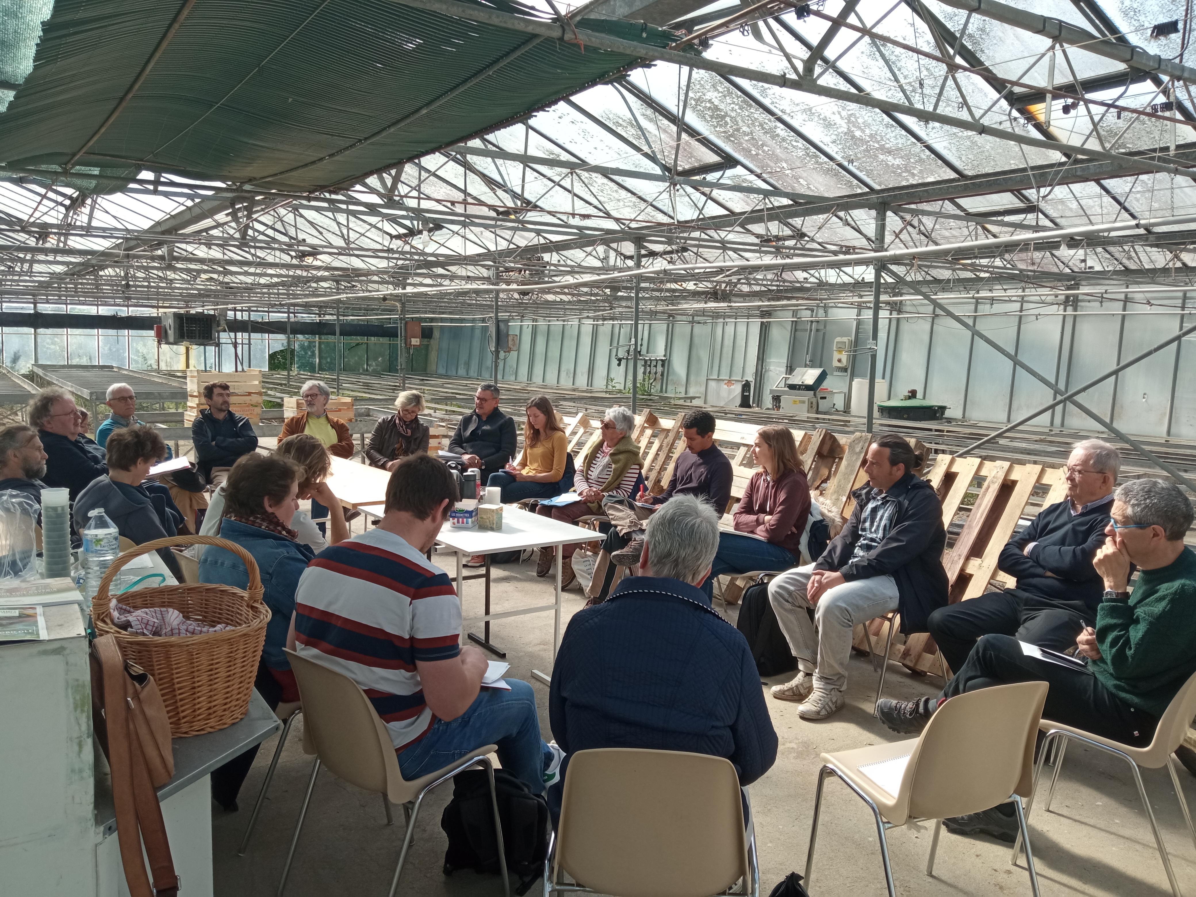 Visite du site avec Thomas GERMAINE