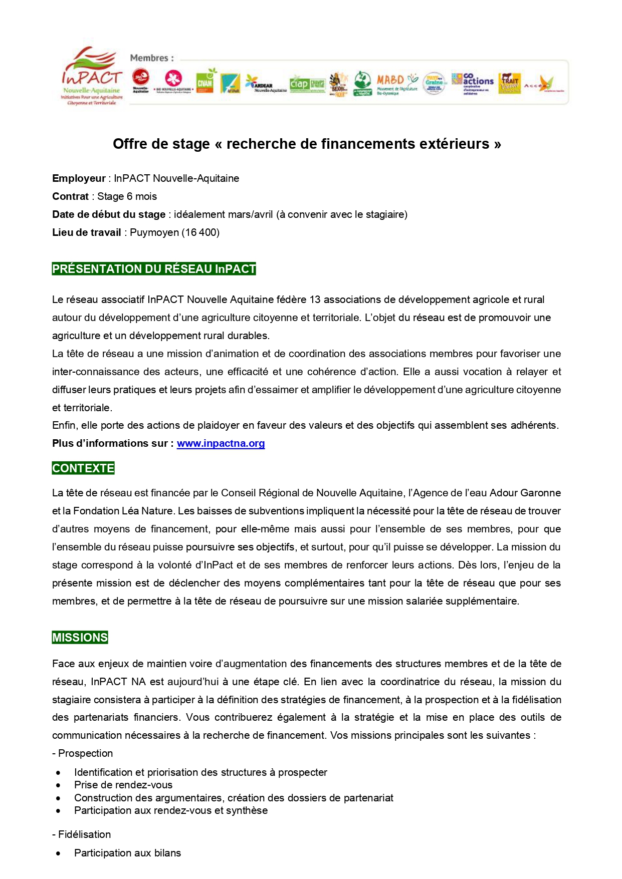Offre de stage Finances InPACT NA page 0001